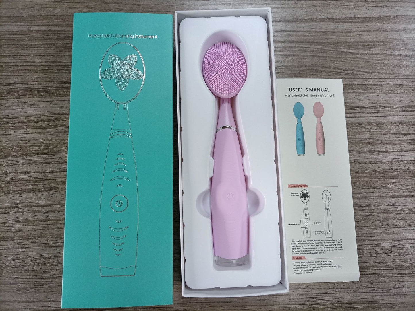Hand-held Electric Silicone Cleansing Instrument