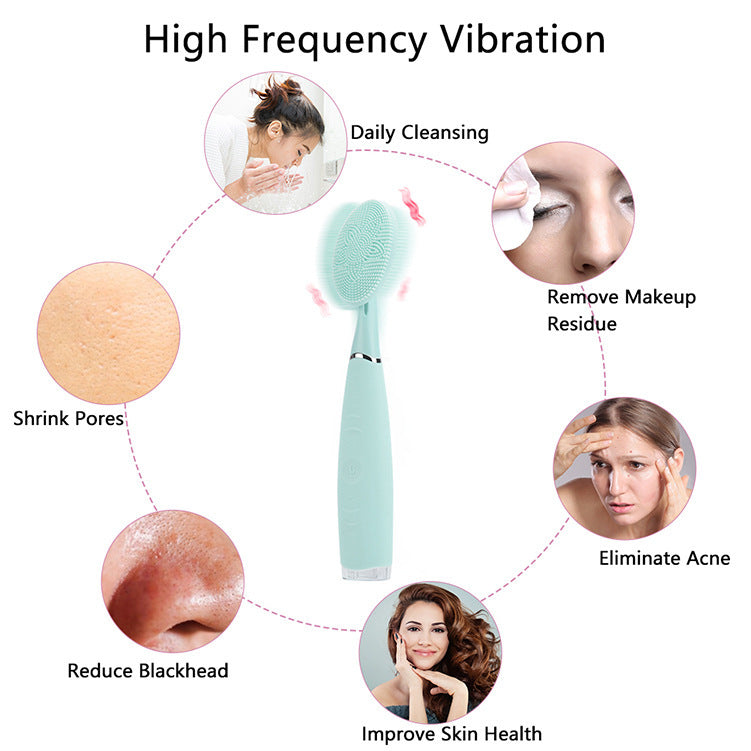 Hand-held Electric Silicone Cleansing Instrument