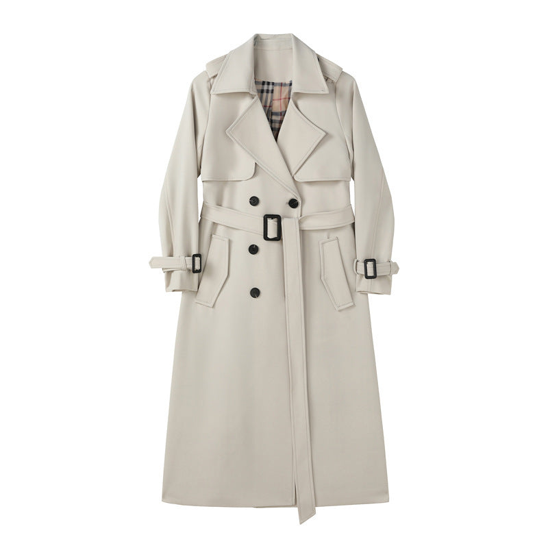 Fashion Mid-length Trench Coat Women's Clothing