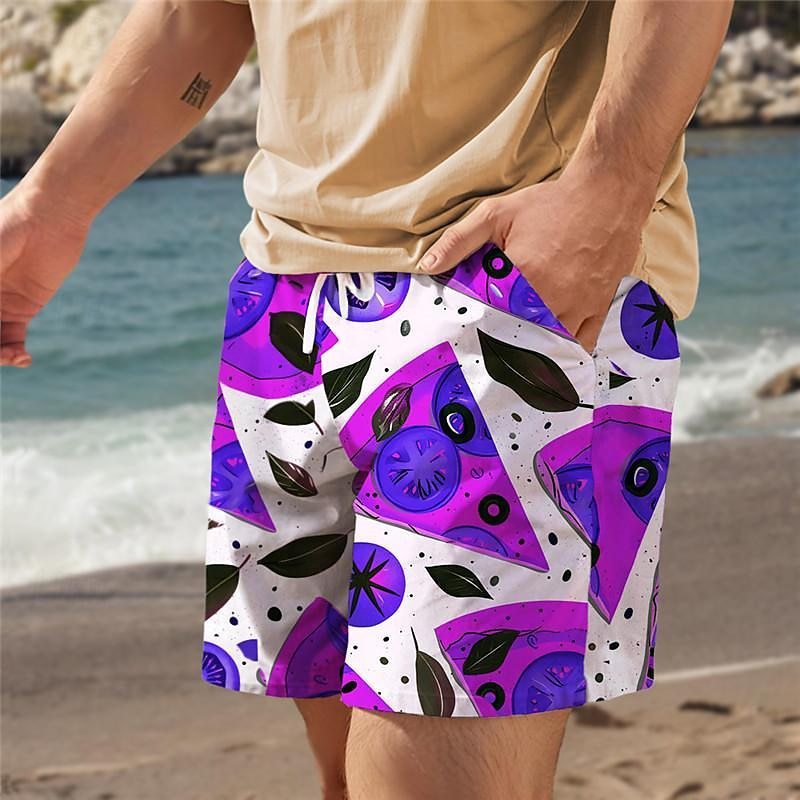 Fashion Hawaiian Beach Pants European And American Pants Men