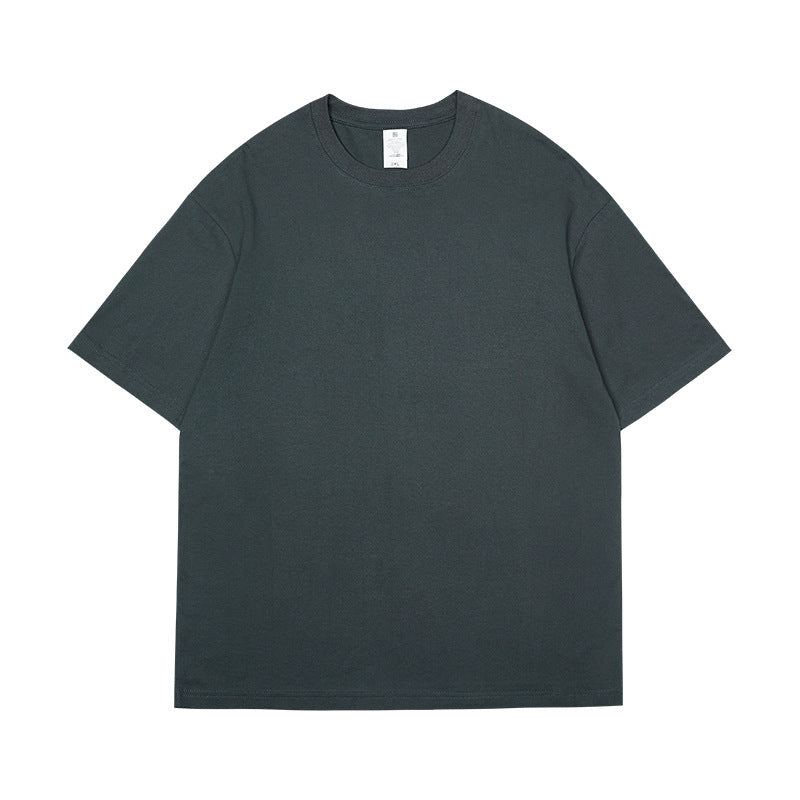 Pure Cotton Simple Men's Solid Color T-shirt