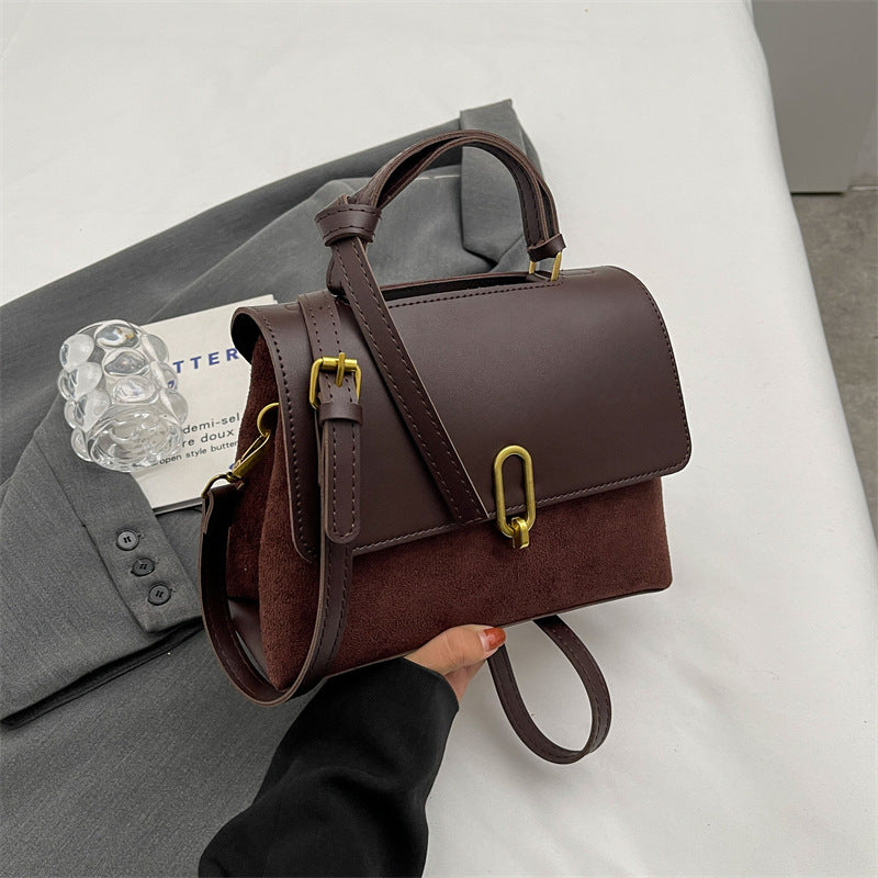 High-grade Portable Shoulder Bag Retro Minority Crossbody Commuter Bag