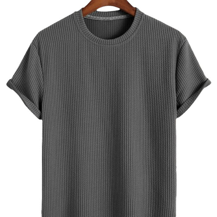 Summer Men's Loose Round Neck T-shirt